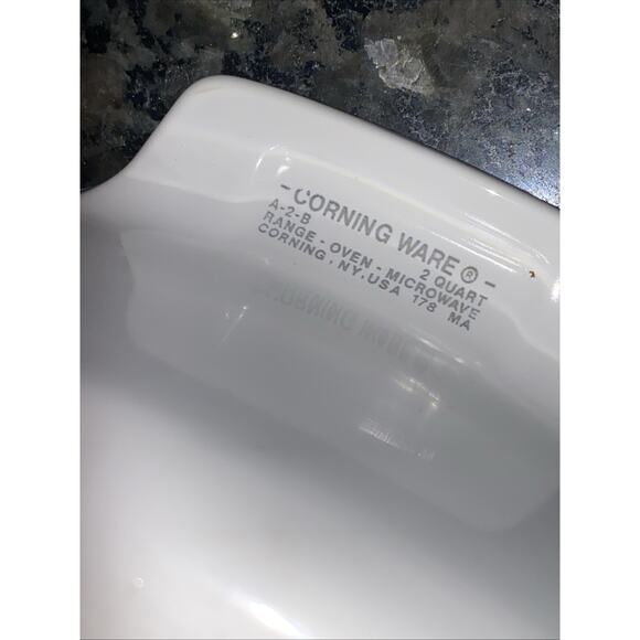 EXTEREMLY RARE 4 Pc Set PYREX Corning Ware Blue 1950’s A-2-B A-10-B 2 & 2.5 QT - Picture 5 of 7